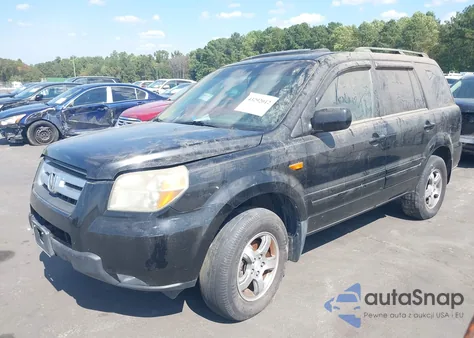 2007 Honda Pilot Ex-L from USA, damaged, VIN 5FNYF285X7B002007